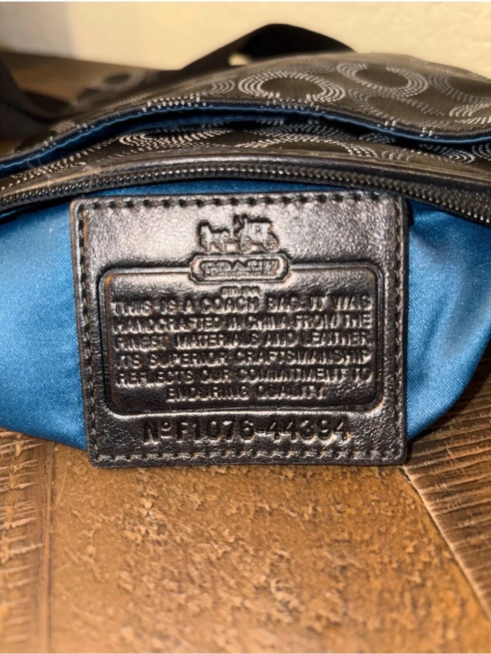Coach authentic swingpack